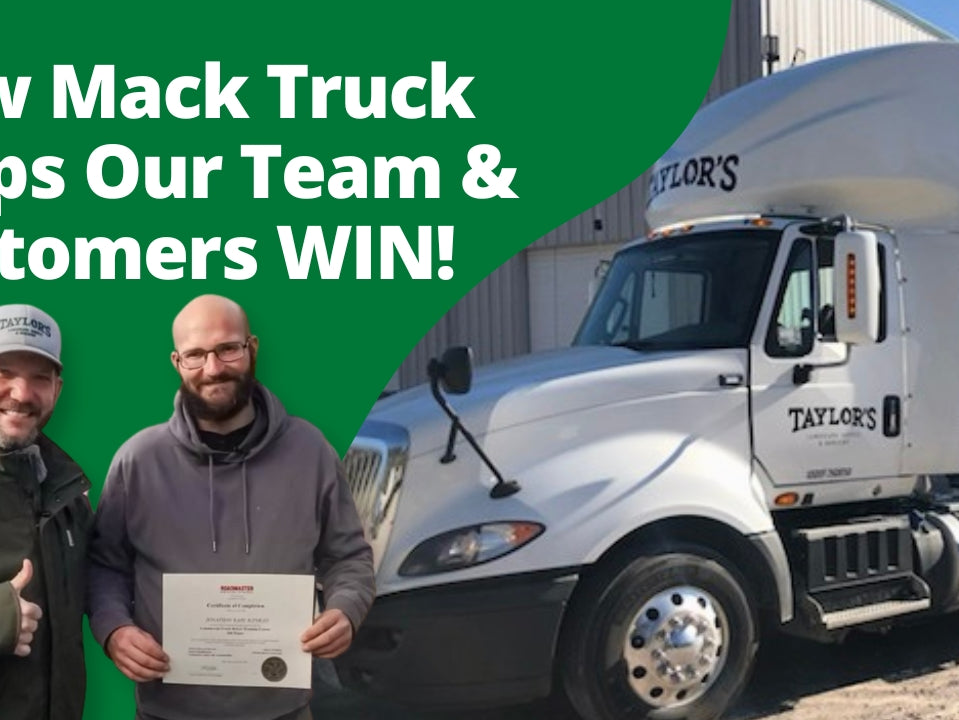 New Mack Truck and Dedicated Team Member Drive Success at Taylor's Landscape Supply