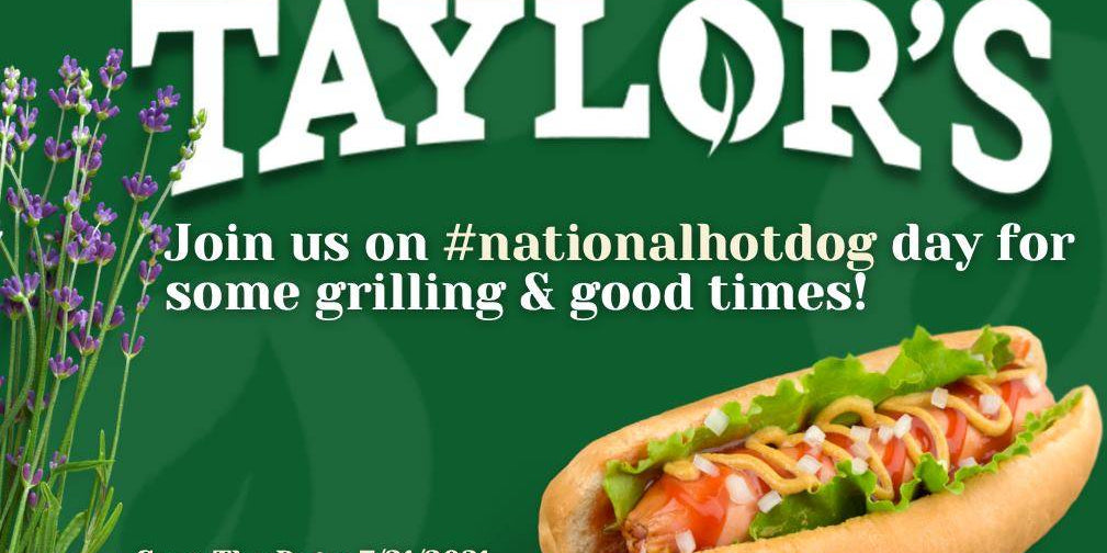 Taylor's Landscape Supply in Bluffton, SC Celebrating National Hotdog Day