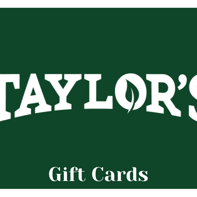 Taylor's Gift Cards