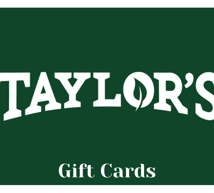 Taylor's Gift Cards